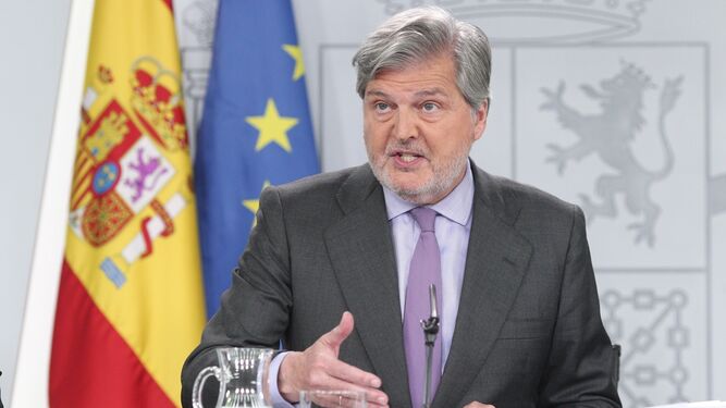 Méndez de Vigo, en rueda de prensa tras el Consejo de Ministros.