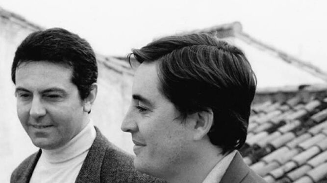 Los dos escritores, en Sevilla en 1994.