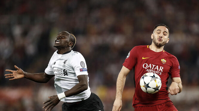 Las im&aacute;genes del Roma-Liverpool de Champions