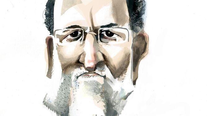 Caricatura de Mariano Rajoy
