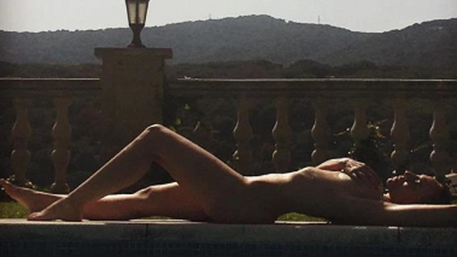 La nudista inserción de Mónica Naranjo en Instagram
