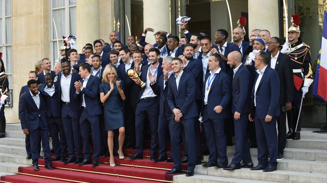 Francia celebra el triunfo de su selecci&oacute;n en el Mundial