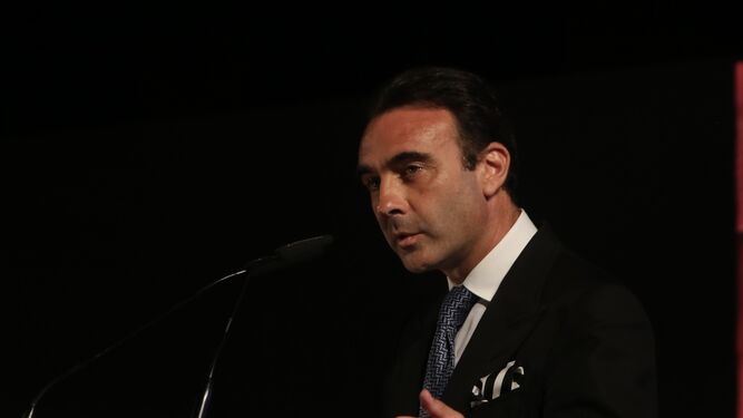 Enrique Ponce, en su discurso en Málaga.