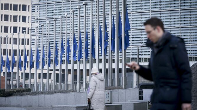 Una imagen de la sede de la Comisión Europea en Bruselas.
