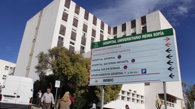 Uno de los accesos al Hospital Reina Sofía.