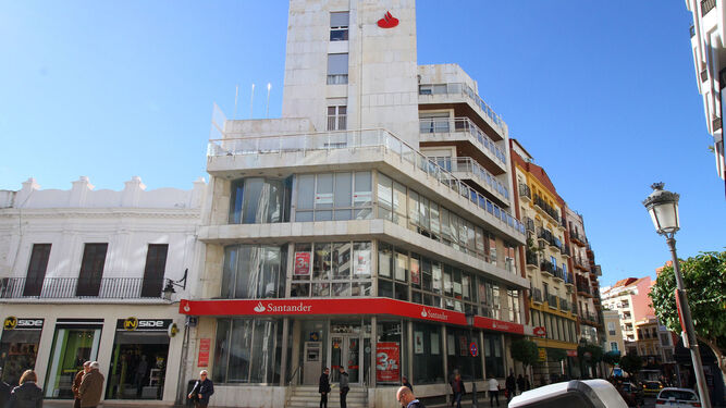 Sucursal de Banco Santander en Huelva.