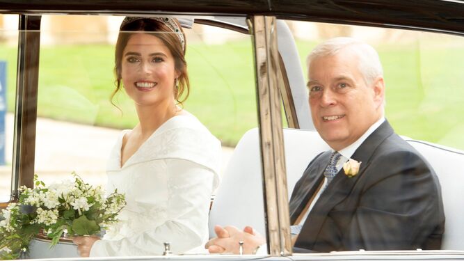 Los mejores momentos de la boda de la princesa Eugenia de York, en im&aacute;genes