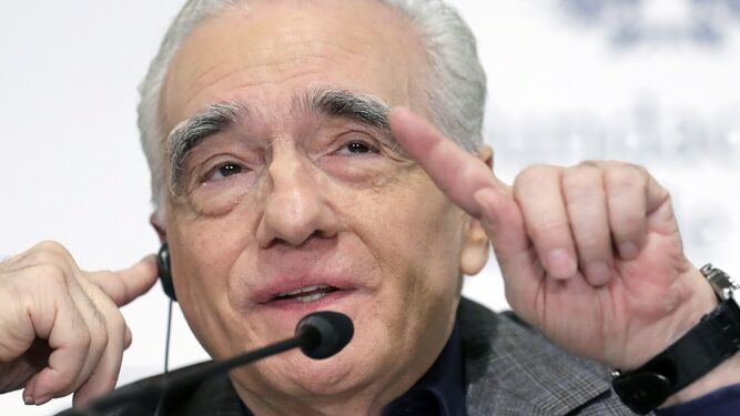 Martin Scorsese, en la rueda de prensa que ofreció en Oviedo.
