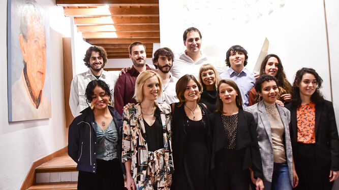 Los integrantes de la promoción número 16 de la Fundación Antonio Gala para Jóvenes Creadores.