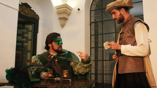 Un momento de la representación de 'Don Juan Tenorio' a cargo de Teatro par.