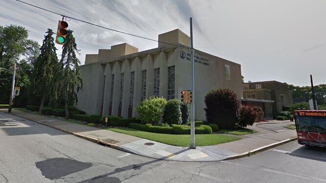 Sinagoga de Pittsburgh (Pensilvania) en la que ha ocurrido el tiroteo.