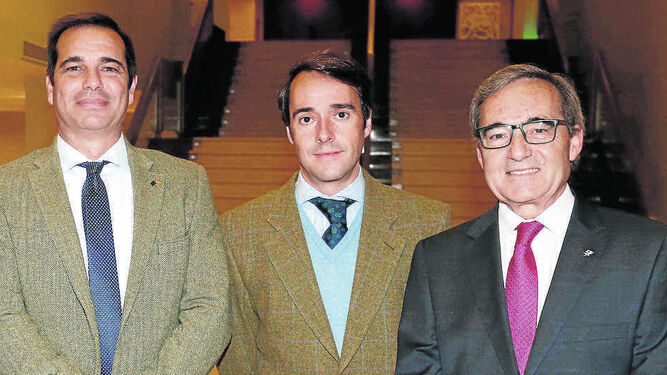 Pedro Gallardo, Luis Ram&iacute;rez y Eduardo Moyano.