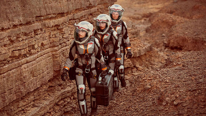 Una escena de la serie 'Marte'