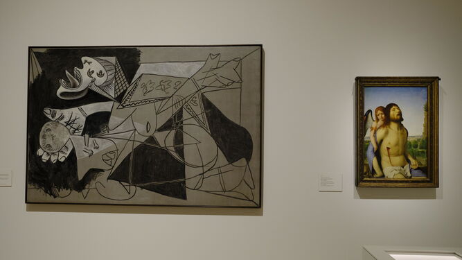 Obras de Picasso y Antonello da Messina dialogan en la muestra.
