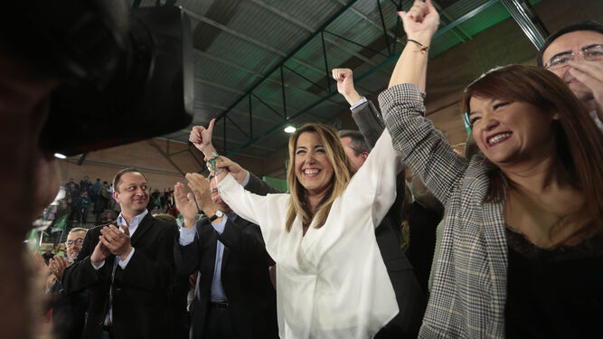 Susana Díaz cierra la campaña en Sevilla.