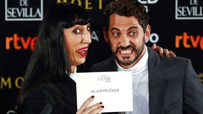Rossy de Palma y Paco León se encargaron de presentar la 33 edición de los Premios Goya.