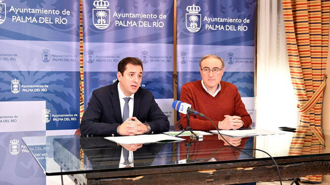 Antonio José López y José Antonio Ruiz Almenara, en Palma del Río.