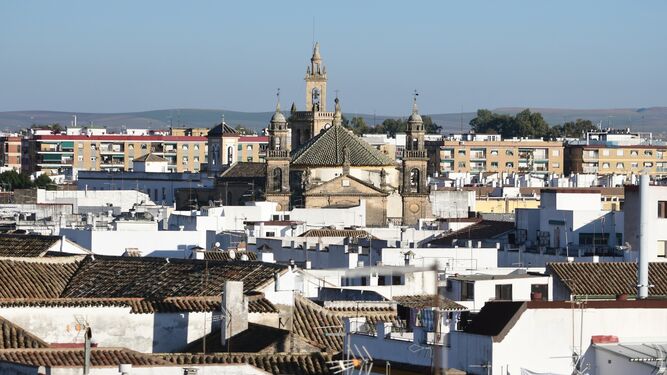 Vista panorámica de Córdoba con la iglesia del Juramento al fondo