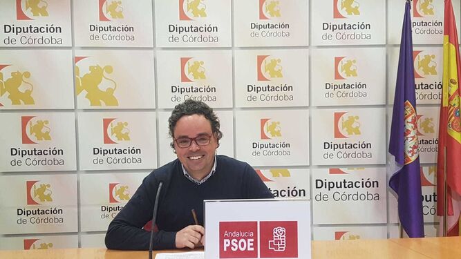 El viceportavoz del PSOE en la Diputación, Antonio Rojas