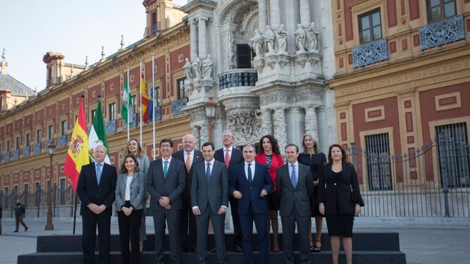 El nuevo Consejo de Gobierno de la Junta de Andaluc&iacute;a.