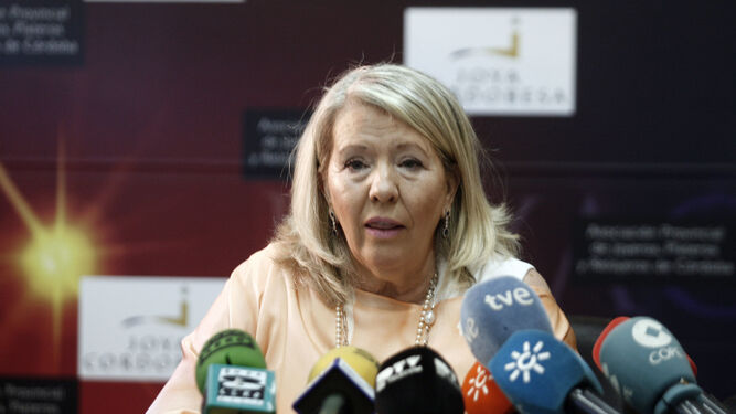 La presidenta de la asociación de joyeros de Córdoba, Milagrosa Gómez.