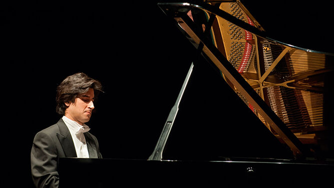 Pablo Amorós, durante un concierto.