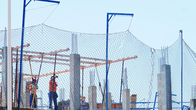 La construcción ha sido el sector que más se ha resentido en cuanto a número de ocupados en Córdoba.