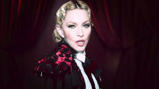 Madonna en un anterior videoclip