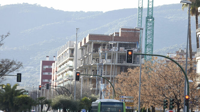 Pisos en construcción en Córdoba capital.