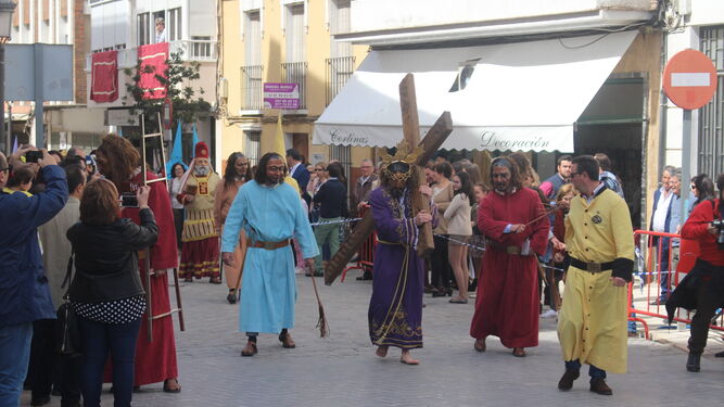 Desfile de las Corporaciones Bíblicas durante el Domingo de Resurrección