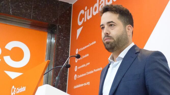 El parlamentario andaluz de Cs por Córdoba, Fran Carrillo.