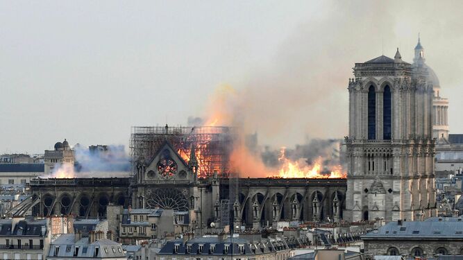 Notre Dame, presa de las llamas