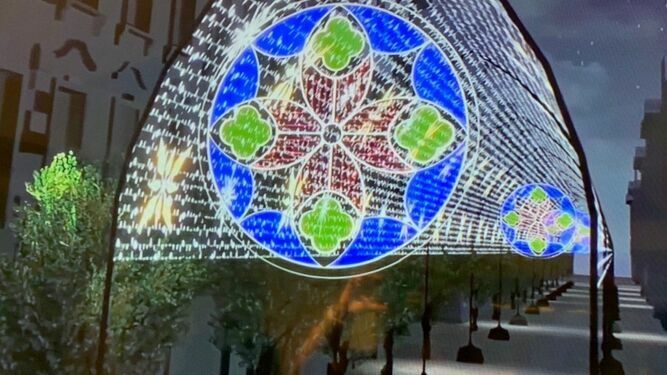 Comercio Córdoba apoya la propuesta para que haya un túnel de luz en Cruz Conde en Navidad