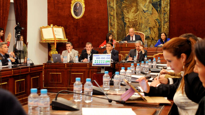 Un  momento del Pleno de la Diputación de Córdoba.