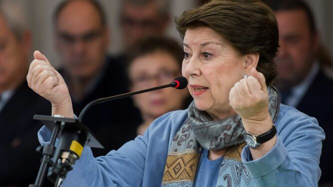 La ex consejera de Economía y Hacienda Magdalena Álvarez, en su declaración en el juicio de los ERE.