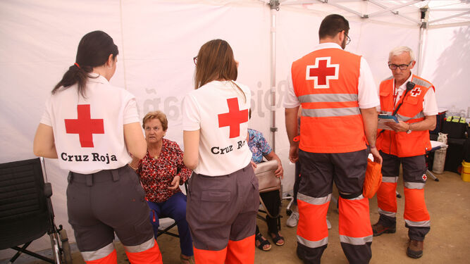 Cruz Roja dispone un dispositivo sanitario de 20 personas para las Cruces.