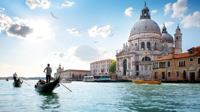 Venecia, lugar de moda para la luna de miel