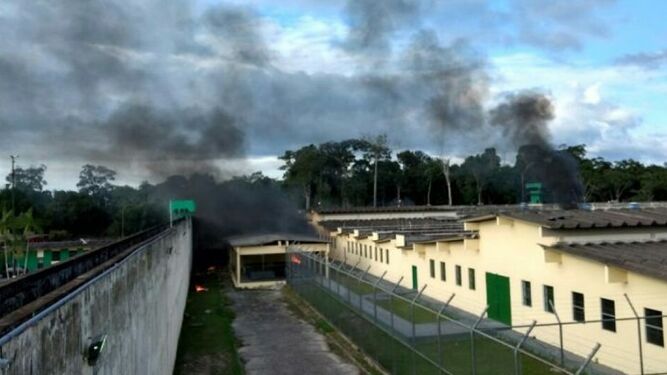 La cárcel de Manaus (Brasil), donde se produjeron los disturbios.