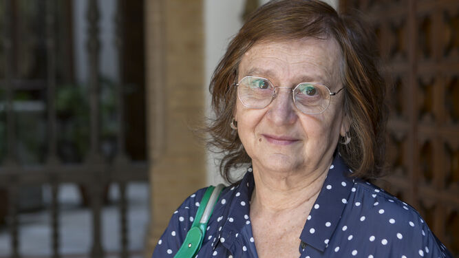 Clara Obligado, fotografiada en una visita a Sevilla.