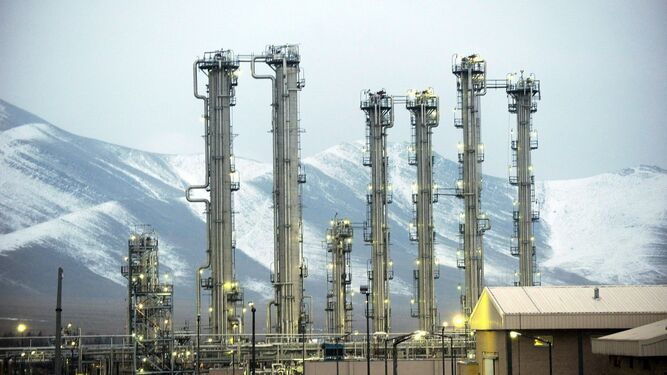 Imagen del reactor de agua pesada en la ciudad iraní de Arak.
