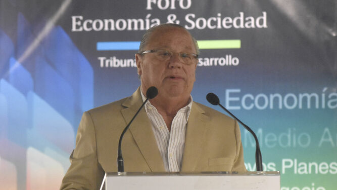 Miguel Ángel Tamarit Campuzano, en el Foro Economía Sociedad celebrado hace unos días.