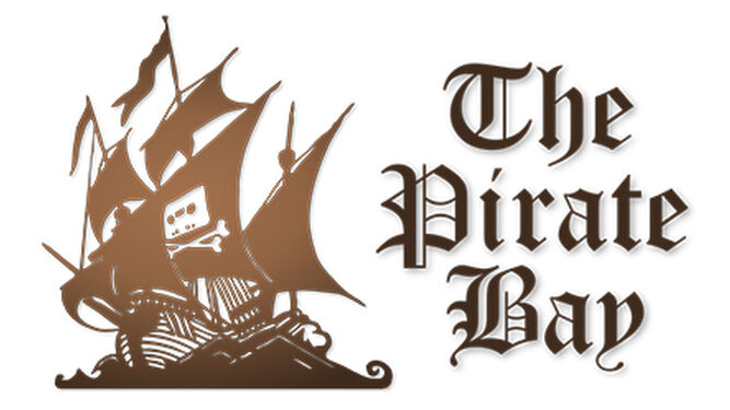 El logo de The Pirate Bay