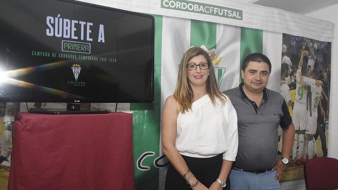 Imagen de la presentación de la campaña de abonados del Córdoba CF Futsal.