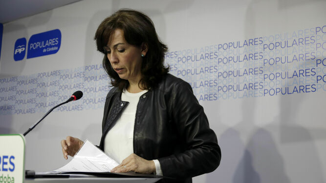 La alcaldesa de Priego, María Luisa Ceballos (PP).
