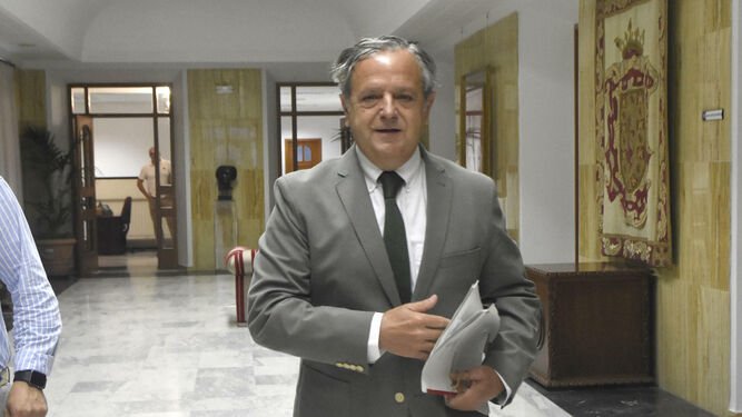 El presidente de la Gerencia Municipal de Urbanismo, Salvador Fuentes.