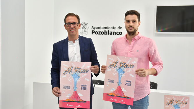 Santiago Cabello y Juan Bautista Escribano presentan ‘Al Fresco 2019’.