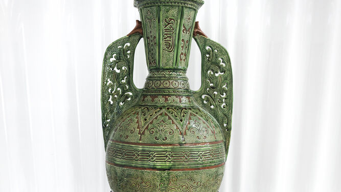 Obra de Pablo Tito ganadora en la categoría de cerámica tradicional.