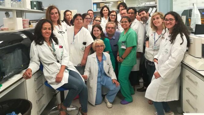 Integrantes de la Unidad de Inmunología del Hospital Reina Sofía.