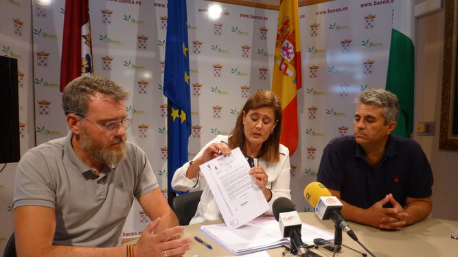 Rueda de prensa de la alcaldesa, Cristina Piernagorda.