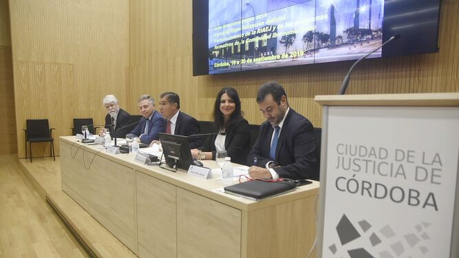 Inauguración  del Curso de Aula Iberoamericana 'Fortalecimiento de la Red Iberoamericana de Escuelas Judiciales (RIAE)'.